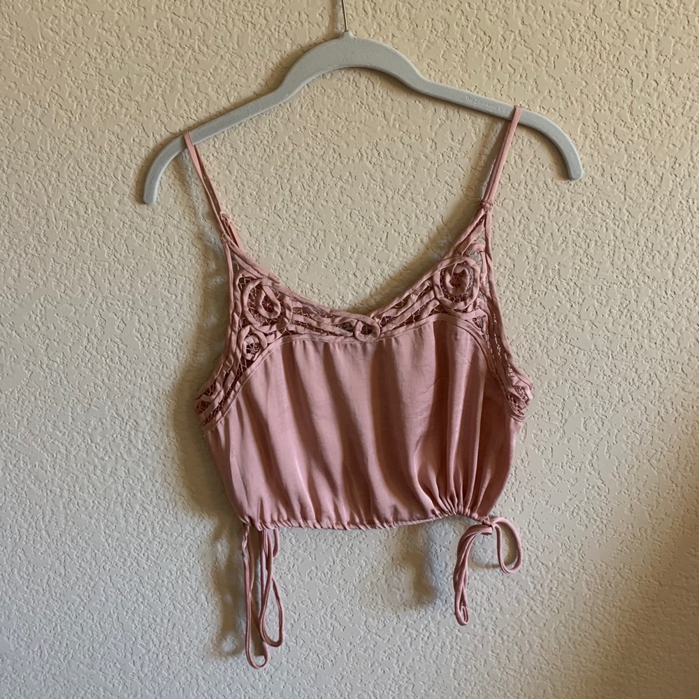 Free People silk tank top